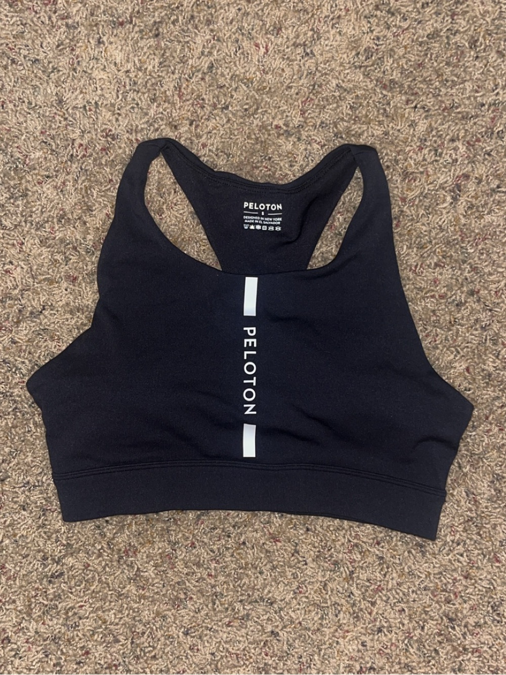 Peloton Women’s Black Here Now High-Neck Racerback Bra